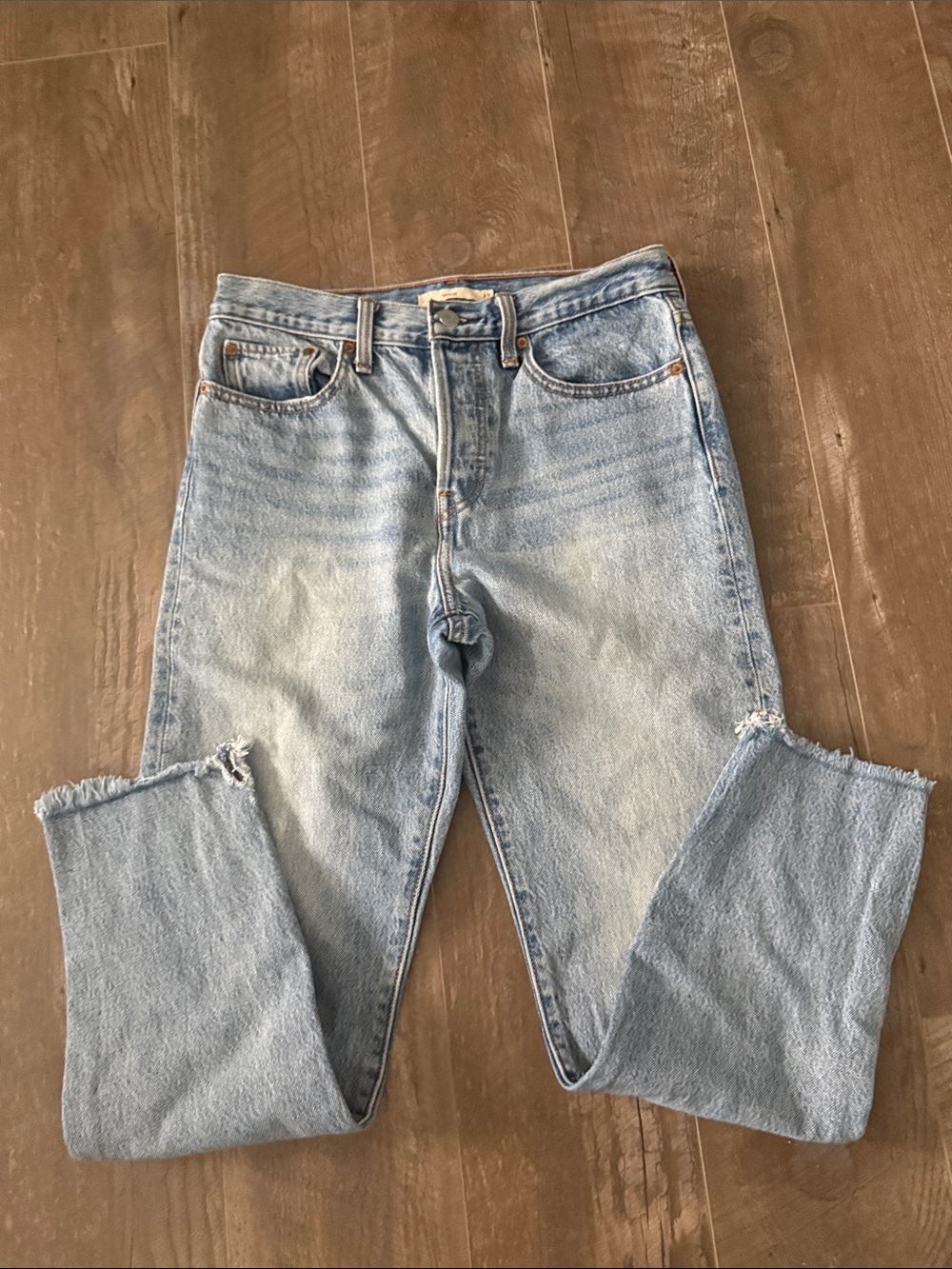 Levi's Light Wash Straight Leg Jeans